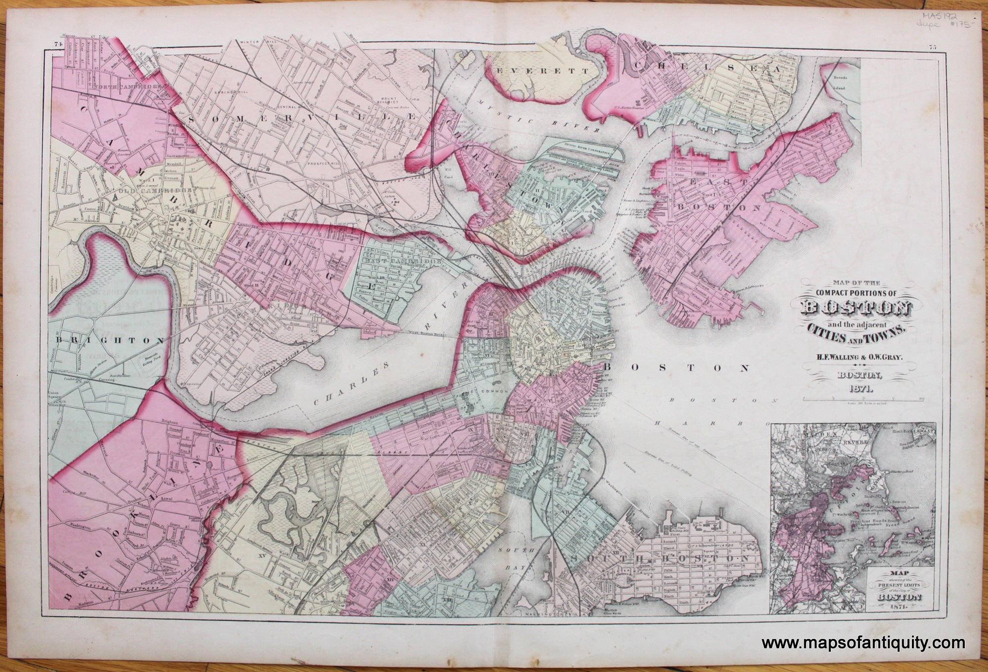 Boston - Antique Maps and Prints