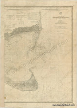 Load image into Gallery viewer, Coast Chart No. 111 From Monomoy And Nantucket Shoals To Muskeget Channel Mass. - Reproduction Map