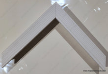 Load image into Gallery viewer, Custom-Conservation-Framing-White-Frame-with-wood-grain,-for-Large-Pieces,-16-x-20-to-20-x-26-inches--Custom-Maps-Of-Antiquity