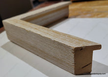 Load image into Gallery viewer, Custom-Conservation-Framing-Tall-Driftwood-Style-Frame,-Light-color,-for-Small-Pieces,-up-to-12-x-14-inches--Custom-Maps-Of-Antiquity