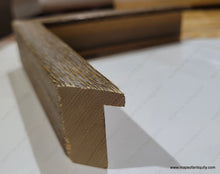 Load image into Gallery viewer, Custom-Conservation-Framing-Tall-Driftwood-Style-Frame,-Natural-color,-for-Small-Pieces,-up-to-12-x-14-inches--Custom-Maps-Of-Antiquity