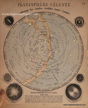Load image into Gallery viewer, Antique-Map-Planisphere-celeste-celestial-print-earth-1862-Nitzschke-Bilder-Atlas-1860s-1800s-19th-century-Maps-of-Antiquity