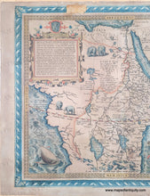 Load image into Gallery viewer, 1590 - Africa - Presbiteri Johannis, Sive, Abissionorum Imperii Descriptio - Antique Map