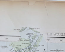 Load image into Gallery viewer, 1904 - A Chart of the World on Mercator's Projection - Antique Map