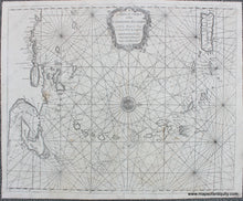Load image into Gallery viewer, Genuine-Antique-Chart-A-Correct-Chart-of-the-Caribbee-Islands-1750-Mount-&-Page-Maps-Of-Antiquity