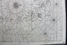 Load image into Gallery viewer, Genuine-Antique-Chart-A-Correct-Chart-of-the-Caribbee-Islands-1750-Mount-&-Page-Maps-Of-Antiquity