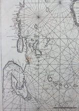 Load image into Gallery viewer, Genuine-Antique-Chart-A-Correct-Chart-of-the-Caribbee-Islands-1750-Mount-&-Page-Maps-Of-Antiquity
