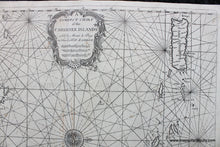 Load image into Gallery viewer, Genuine-Antique-Chart-A-Correct-Chart-of-the-Caribbee-Islands-1750-Mount-&-Page-Maps-Of-Antiquity