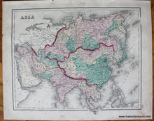 Load image into Gallery viewer, 1872 - Gray’s Atlas Map Of Africa Verso: Asia Antique Genuine Hand-Colored