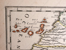 Load image into Gallery viewer, 1655 - L’afrique Ou Lybie Antique Map Genuine Hand-Colored