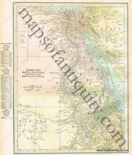 Load image into Gallery viewer, 1900 - Africa Verso: Northwest Morocco Algeria And Tunis Northeast Egypt Abyssinia Eritrea Egyptian