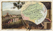 Load image into Gallery viewer, Antique-Chromolithograph-Map-China-Chinese-Empire-1890-Arbuckle-1800s-19th-century-Maps-of-Antiquity