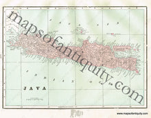 Load image into Gallery viewer, 1900 - Philippine Islands Verso: Java And Sumatra Antique Map Genuine Printed-Color