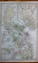 Load image into Gallery viewer, Antique-Printed-Color-Map-Philippine-Islands-verso:-Java-and-Sumatra-Asia-Southeast-Asia-&-Indonesia-1900-Cram-Maps-Of-Antiquity