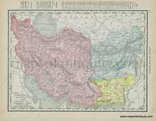 Load image into Gallery viewer, C.1910 - Japan Main Islands Verso: Persia Afghanistan And Baluchistan Antique Map Genuine