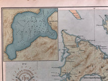 Load image into Gallery viewer, 1899 - Masbate And Ticao Philippines Antique Map Genuine