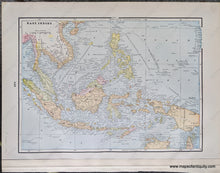 Load image into Gallery viewer, 1892 - China And Japan; Versos: Australia & Tasmania East Indies Antique Chart Genuine