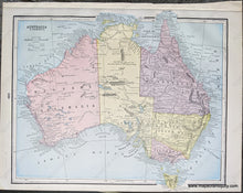Load image into Gallery viewer, 1892 - China And Japan; Versos: Australia & Tasmania East Indies Antique Chart Genuine