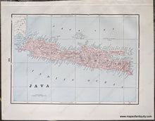 Load image into Gallery viewer, Genuine-Antique-Printed-Color-Comparative-Chart-Java;-verso:-Sumatra-Oceania--1892-Home-Library-&-Supply-Association-Maps-Of-Antiquity-1800s-19th-century