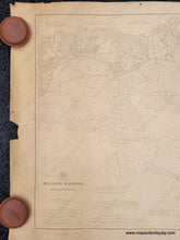 Load image into Gallery viewer, Genuine-Antique-Nautical-Chart-Hyannis-Harbor-Massachusetts-1896-1911-US-Coast-and-Geodetic-Survey-Maps-Of-Antiquity