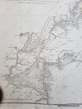 Load image into Gallery viewer, Genuine-Antique-Nautical-Chart-Untitled-Long-Island-1860-Charles-Copley-Maps-Of-Antiquity