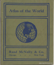 Load image into Gallery viewer, Genuine-Antique-Atlas-Atlas-of-the-World-1917-Rand-McNally-&-Co.-Maps-Of-Antiquity