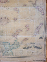 Load image into Gallery viewer, Genuine-Antique-Wall-Map-Map-of-Boston-and-its-Vicinity-1859-Walling-Baker-Maps-Of-Antiquity