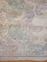 Load image into Gallery viewer, Genuine-Antique-Wall-Map-Map-of-Boston-and-its-Vicinity-1859-Walling-Baker-Maps-Of-Antiquity