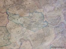 Load image into Gallery viewer, Genuine-Antique-Wall-Map-Map-of-Boston-and-its-Vicinity-1859-Walling-Baker-Maps-Of-Antiquity