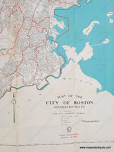 Load image into Gallery viewer, Genuine-Antique-Map-Map-of-the-City-of-Boston-1927-Boston-City-Planning-Board-Maps-Of-Antiquity