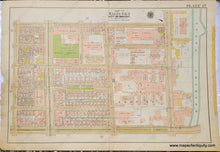Load image into Gallery viewer, Genuine-Antique-Map-Plate-27-Part-of-Wards-8-9-City-of-Boston-City-Hopsital-now-BU-Medical--1938-Bromley-Maps-Of-Antiquity