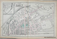 Load image into Gallery viewer, Genuine-Antique-Map-Part-of-Ward-7-South-Boston-Plate-A-1874-Hopkins-Maps-Of-Antiquity