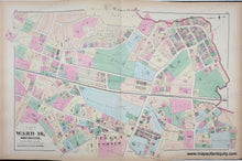 Load image into Gallery viewer, Genuine-Antique-Map-Part-of-Ward-16-Dorchester-Plate-J-1874-Hopkins-Maps-Of-Antiquity