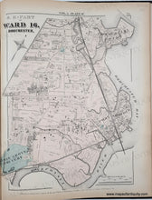 Load image into Gallery viewer, Genuine-Antique-Map-S-E-Part-of-Ward-16-Dorchester-Plate-R-1874-Hopkins-Maps-Of-Antiquity