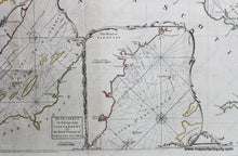 Load image into Gallery viewer, 1775 - An Exact Chart Of The River St. Lawrence From Fort Frontenac To Island Anticosti Shewing