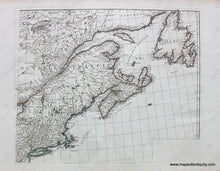 Load image into Gallery viewer, 1755 - Canada Louisiane Et Terres Angloises Antique Maps Set Of 2 Genuine Hand-Colored