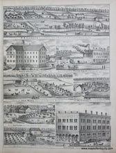 Load image into Gallery viewer, 1881 - Ontario Scenes Antique Print Genuine Hand Illustration