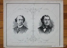 Load image into Gallery viewer, 1881 - Portraits Of Canadian Royalty And Judges Antique Print Genuine Illustration