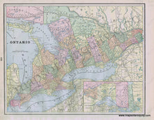 Load image into Gallery viewer, Antique-Map-Province-Provinces-Canada-Canadian-Quebec-Ontario-Home-Library-and-Supply-Association-Pacific-Coast-1892-1890s-1800s-Late-19th-Century-Maps-of-Antiquity-