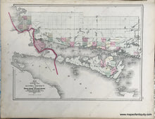 Load image into Gallery viewer, 1875 - Sheet With Three Maps: Map Of The Province Ontario / Eastern Part Algoma District On North