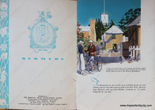 Load image into Gallery viewer, 1935 - Bermuda Travel Book With Map Antique Printed-Color Attached To