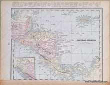 Load image into Gallery viewer, Antique-Printed-Color-Map-Official-Map-of-Cuba-verso:-Mexico-and-Central-America**********-Caribbean-&-Latin-America--1900-Cram-Maps-Of-Antiquity