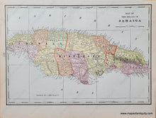 Load image into Gallery viewer, Antique-Printed-Color-Map-Map-of-The-Island-of-Jamaica-Verso:-Bahama-Islands-******-Caribbean-&-Latin-America-Caribbean-c.-1900-Cram-Maps-Of-Antiquity