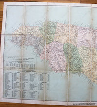 Load image into Gallery viewer, 1883 - Map Of Jamaica Antique Genuine Printed-Color