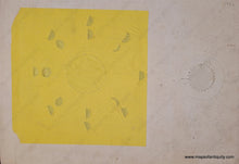 Load image into Gallery viewer, 1862 - Tableau Transparent Des Phases De La Lune. Antique Print Genuine Celestial ’Hold-To-Light’