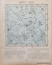 Load image into Gallery viewer, Genuine-Antique-Map-Star-Map-No-5-North-Polar-Verso-Star-Map-No-4-Midnight-June-21-1903-Cram-Maps-Of-Antiquity