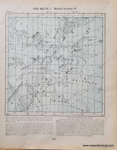 Load image into Gallery viewer, Genuine-Antique-Map-Star-Map-No-2-Midnight-December-21-Verso-Star-Map-No-3-Midnight-March-21--1903-Cram-Maps-Of-Antiquity