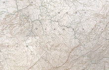 Load image into Gallery viewer, Antique-Lithograph-Print-Plate-141.-General-Topographical-Map.-Sheet-VI.-Sections-of-Ohio-West-Virginia-Kentucky-and-Virginia.-Bottom-corners-chipped-outside-printed-area.-1894-US-War-Dept.-Civil-War-Civil-War-1800s-19th-century-Maps-of-Antiquity