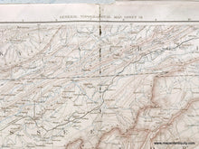 Load image into Gallery viewer, 1894 - Plate 142. General Topographical Map. Sheet Vii. Sections Of Kentucky Tennessee Virginia