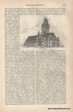 Load image into Gallery viewer, Date Unknown - Harvard University Encyclopedia Pages Antique Engraved Print Genuine Engraving